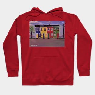 Jelly Bean Row houses Hoodie